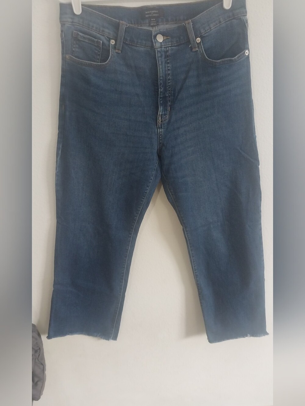 Banana Republic Womens High-rise Boot Cut Cropped Jeans.